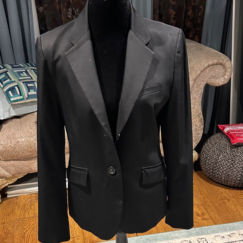 J. Crew Sleek Black Suit Jacket